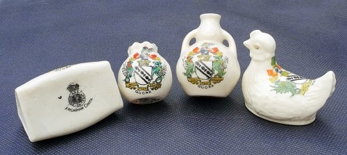  Four items of Quorn Souvenir China 