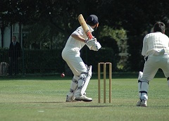  Cricket wicketkeeper on Caves Field 