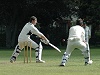  cricketers on Caves Field 