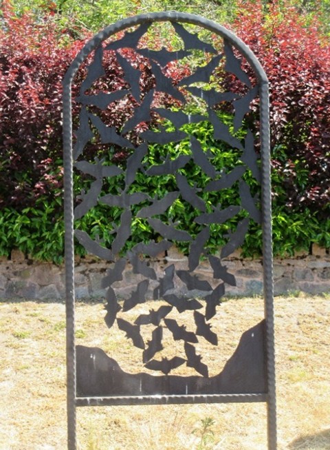  The Bat Sculpture  in Quorn Village, Leicestershire 